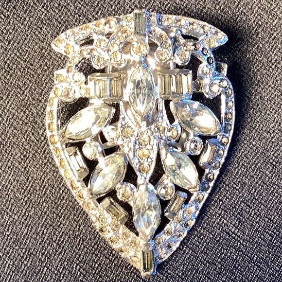 Jewelry - Antique Rhinestone Shoe Clasp/ Brooch